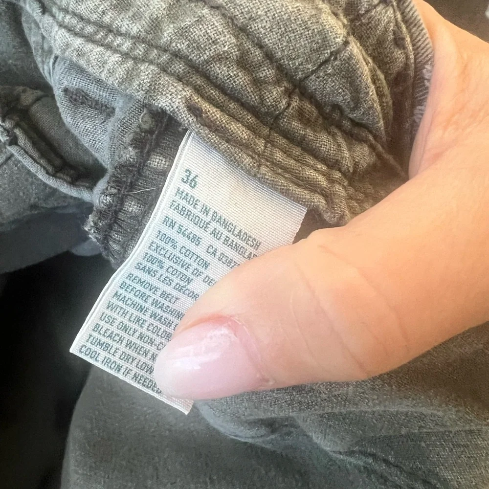 American Eagle Outfitters Green Cargo Shorts